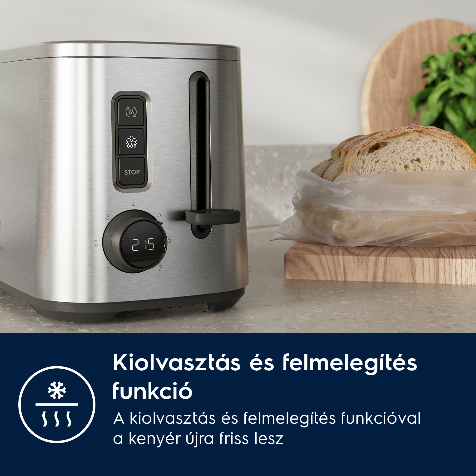 Electrolux - Kenyérpirító - E5T1-4ST