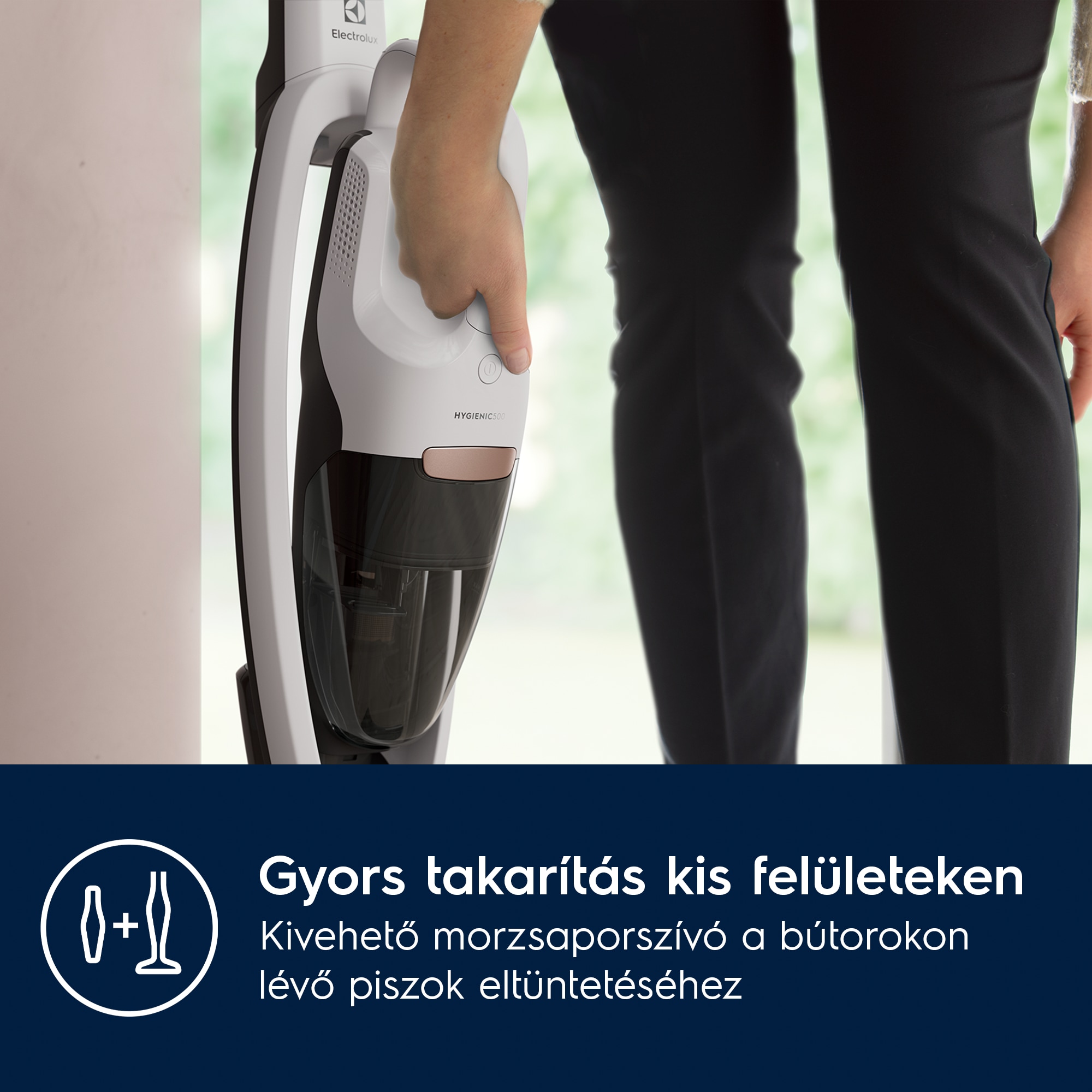 Electrolux - Akkumulátoros álló porszívó - ES52HB25SH