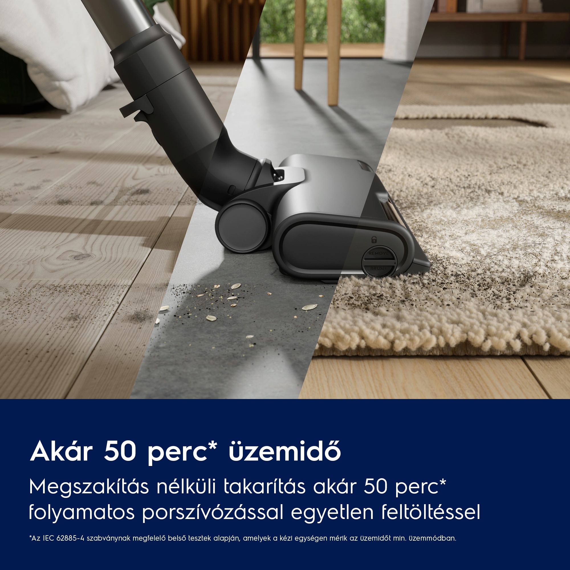 Electrolux - Akkumulátoros álló porszívó - EP61CB21WG