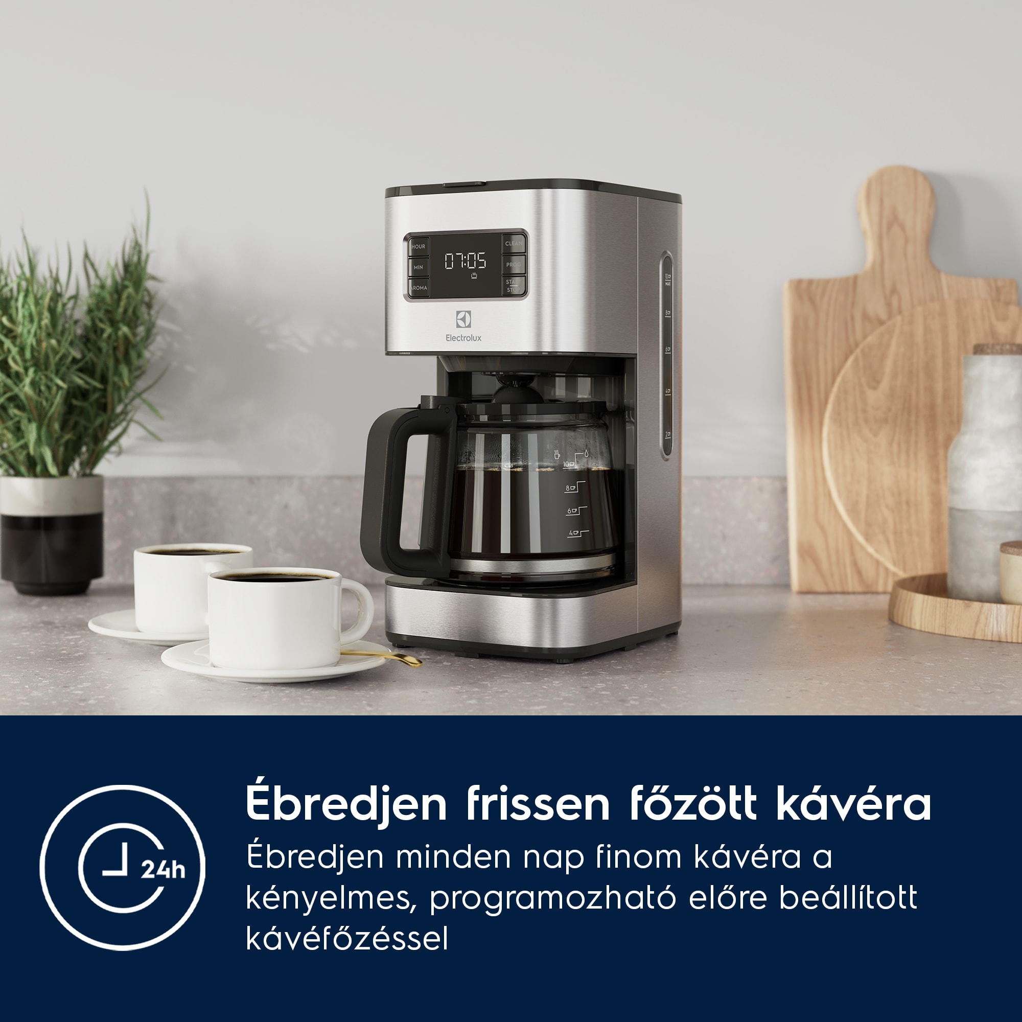 Electrolux - Kávéfőző - E5CM1-6ST