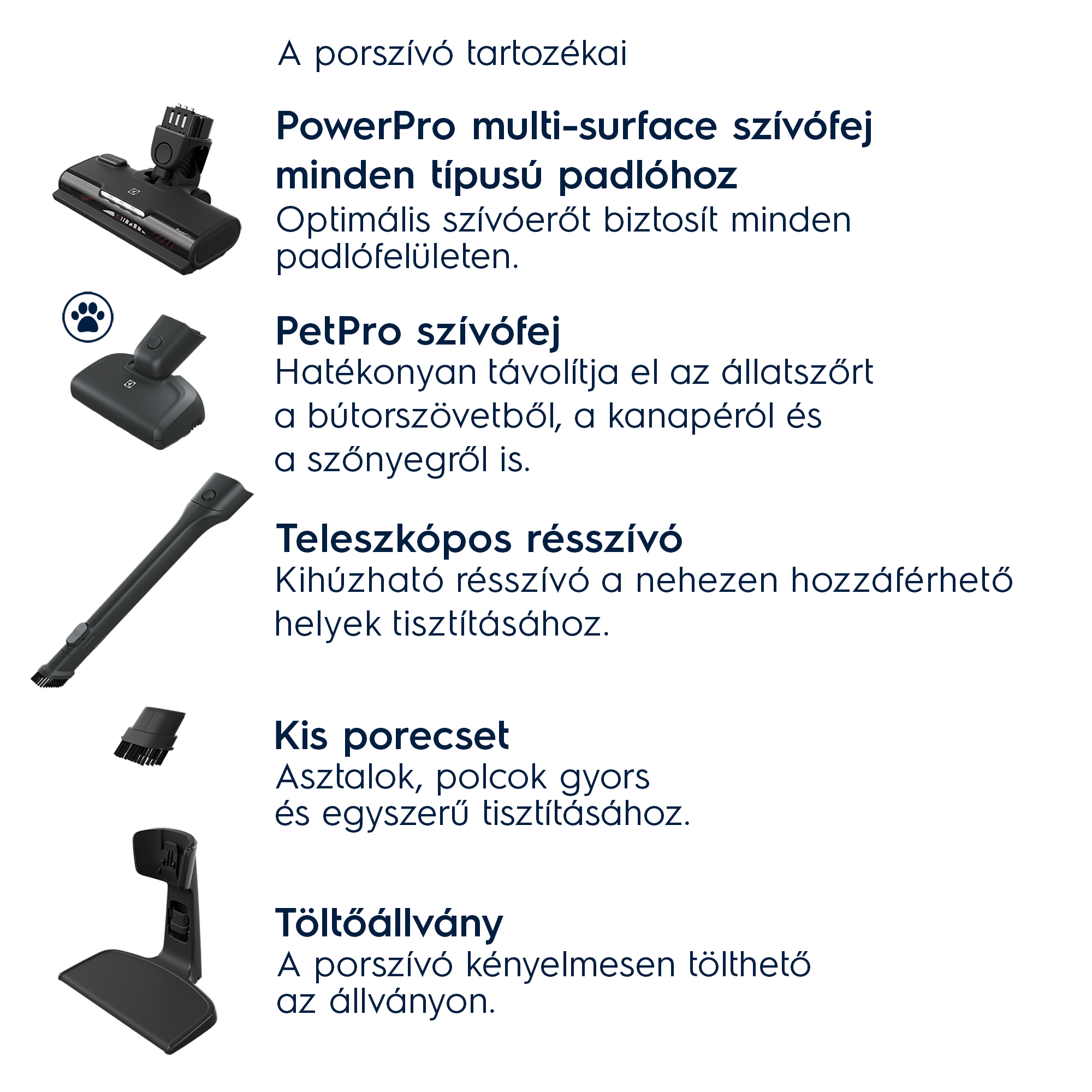 Electrolux - Akkumulátoros álló porszívó - ES52AB25WB