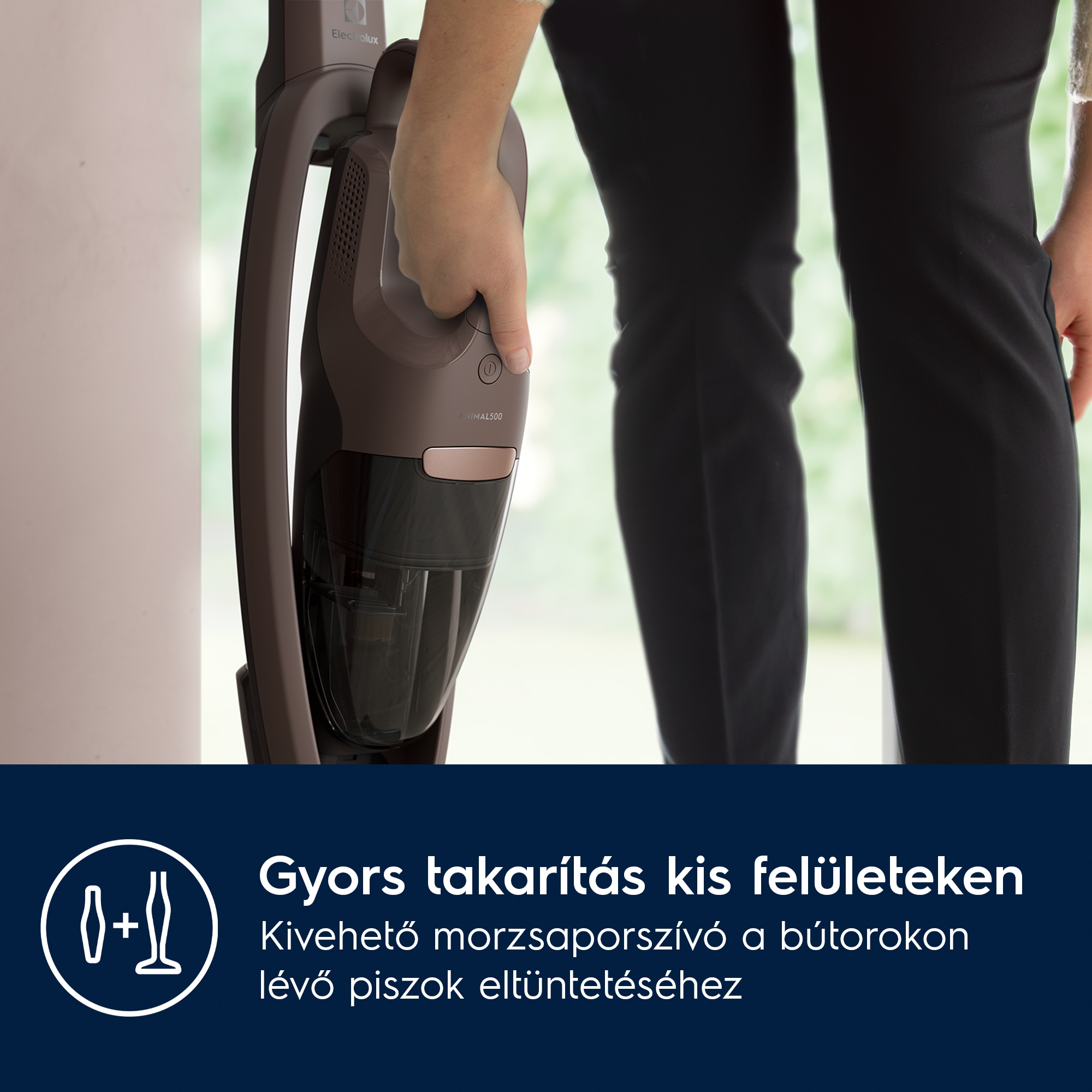 Electrolux - Akkumulátoros álló porszívó - ES52AB25WB