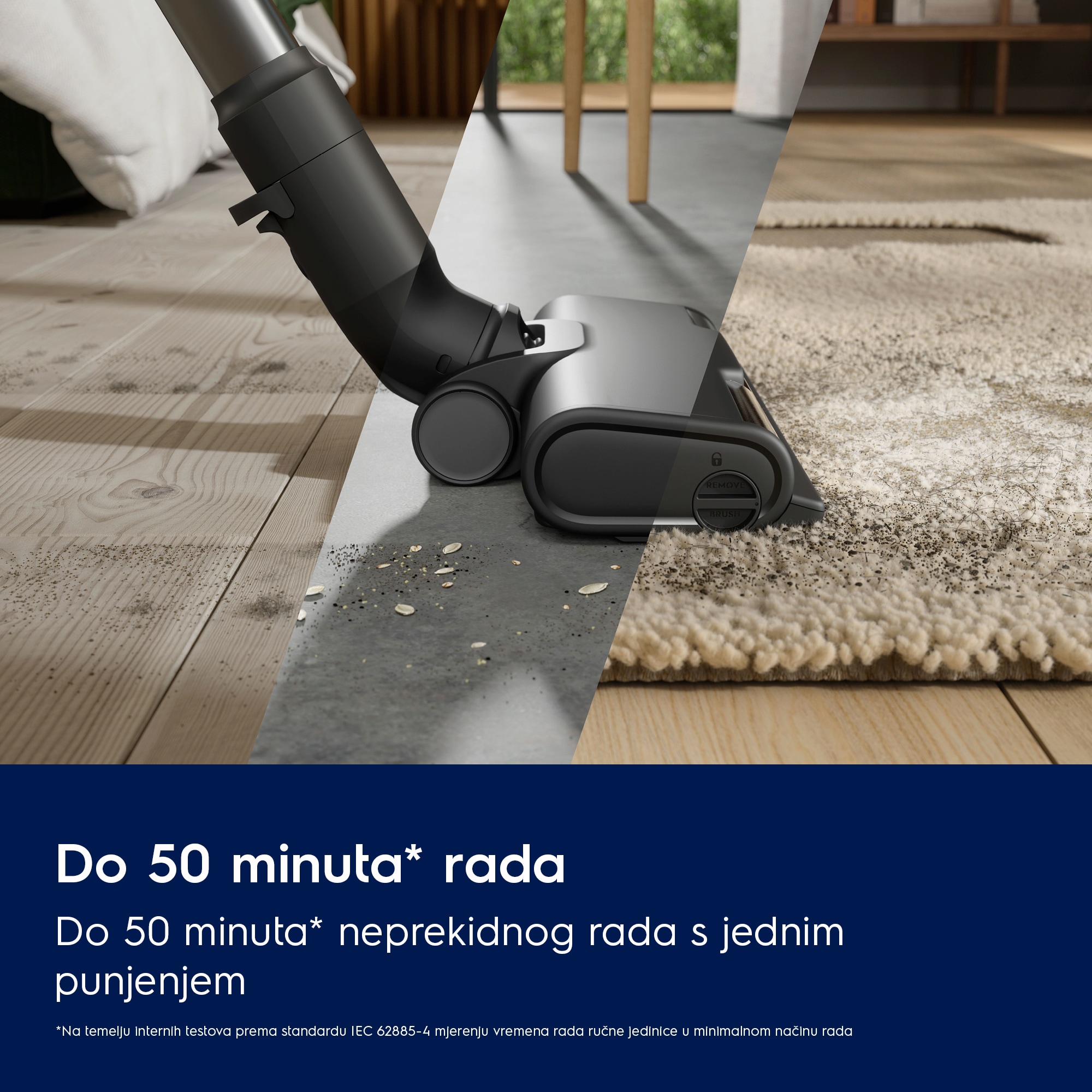 Electrolux - Akkumulátoros álló porszívó - EP61CB21WP