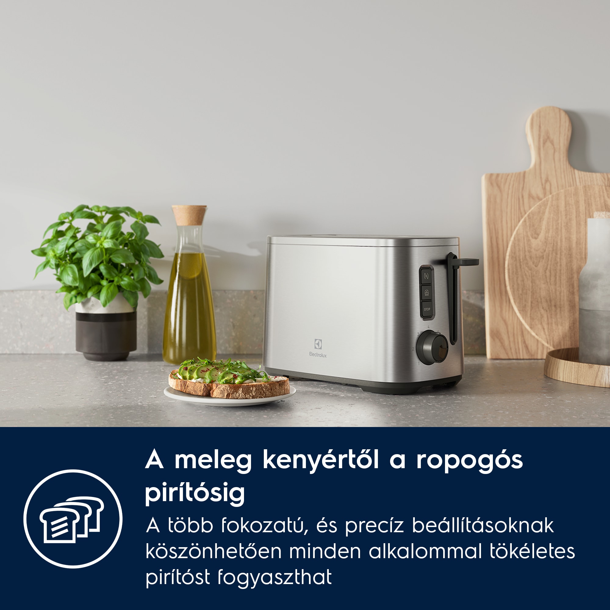 Electrolux - Kenyérpirító - E5T1-4ST