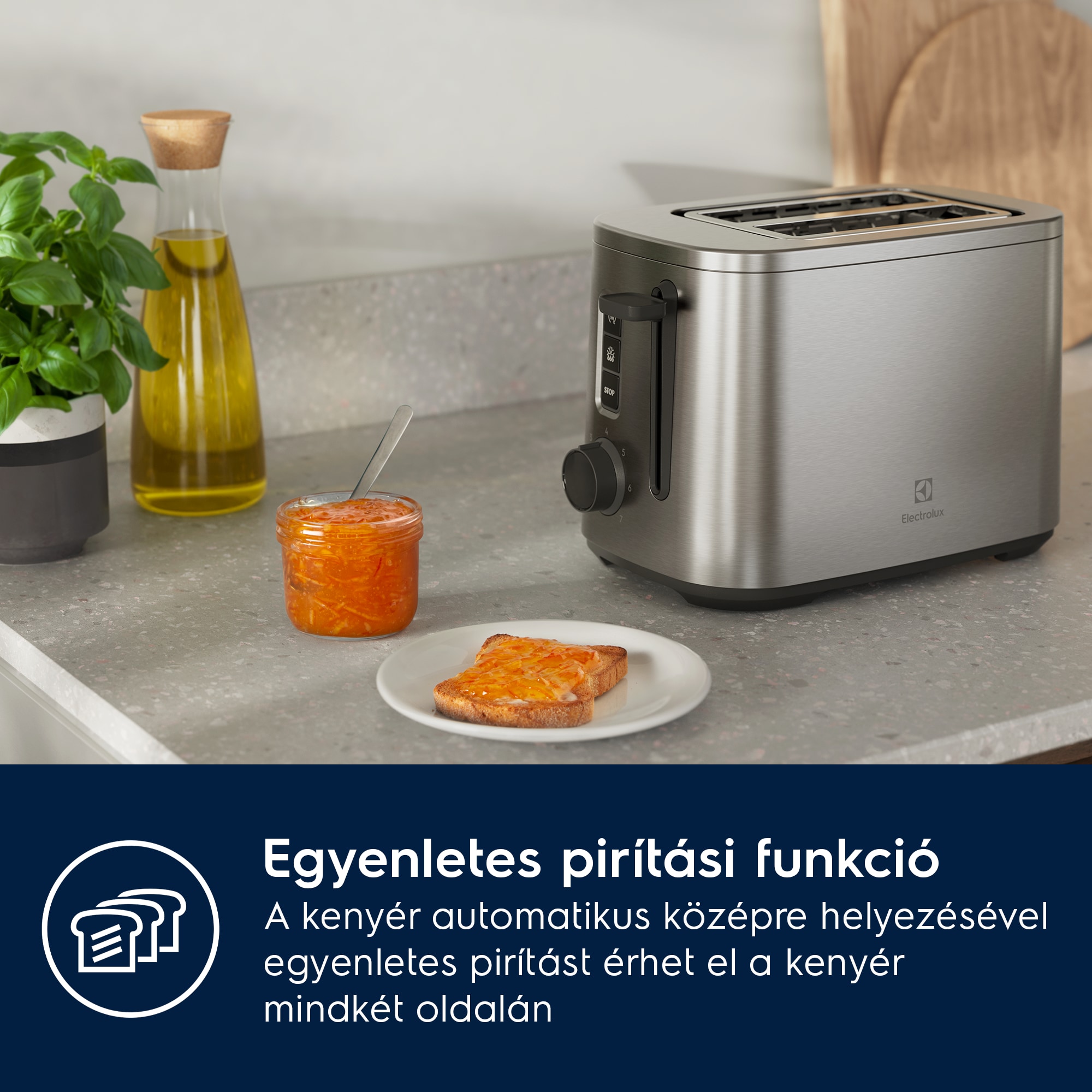 Electrolux - Kenyérpirító - E5T1-4ST