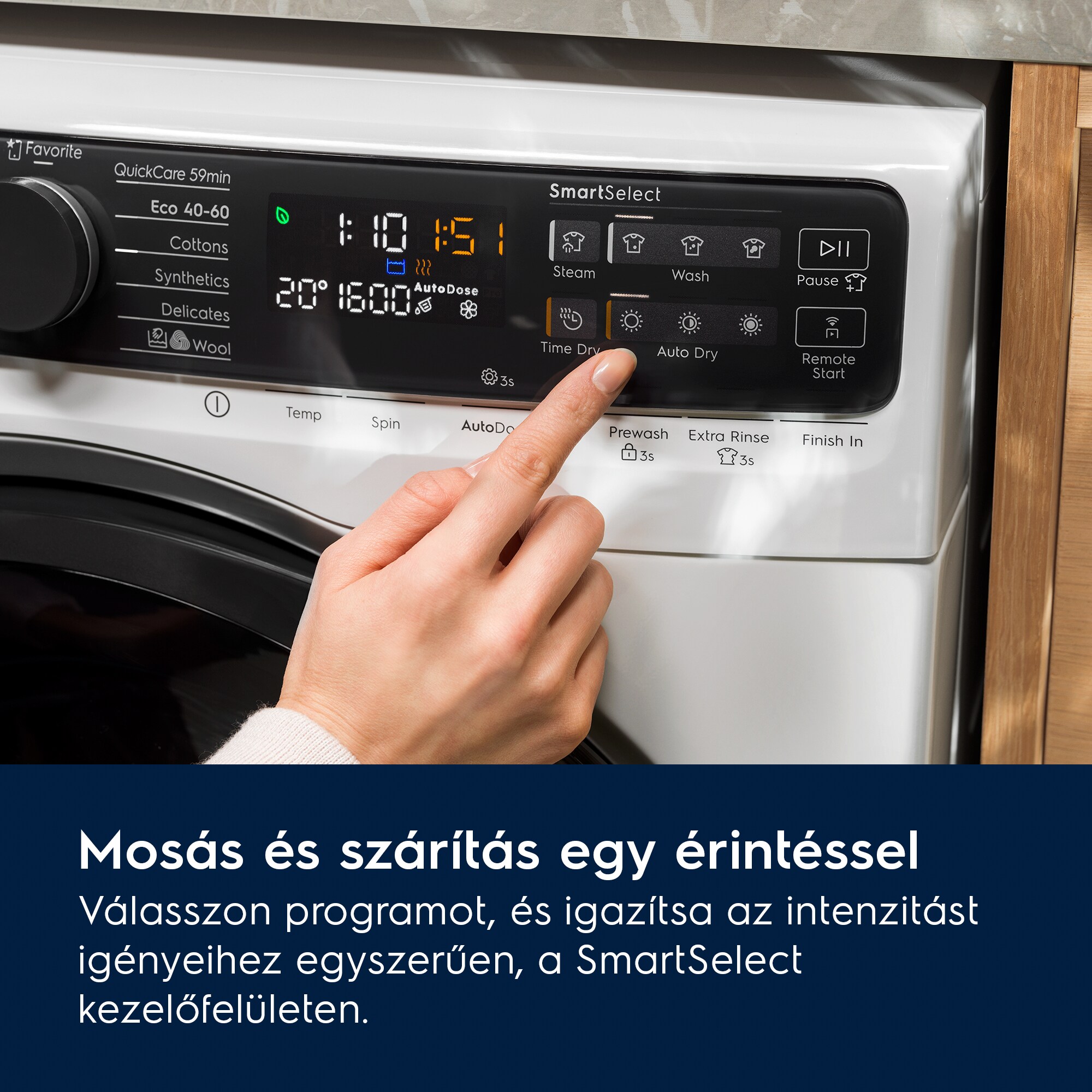 Electrolux - Szabadonálló mosó-szárító - EW7W5697QE