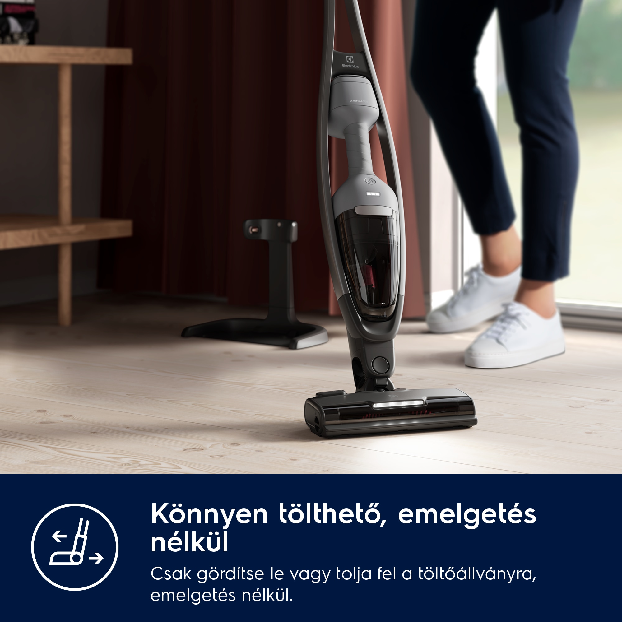 Electrolux - Akkumulátoros álló porszívó - ES62AB25UG