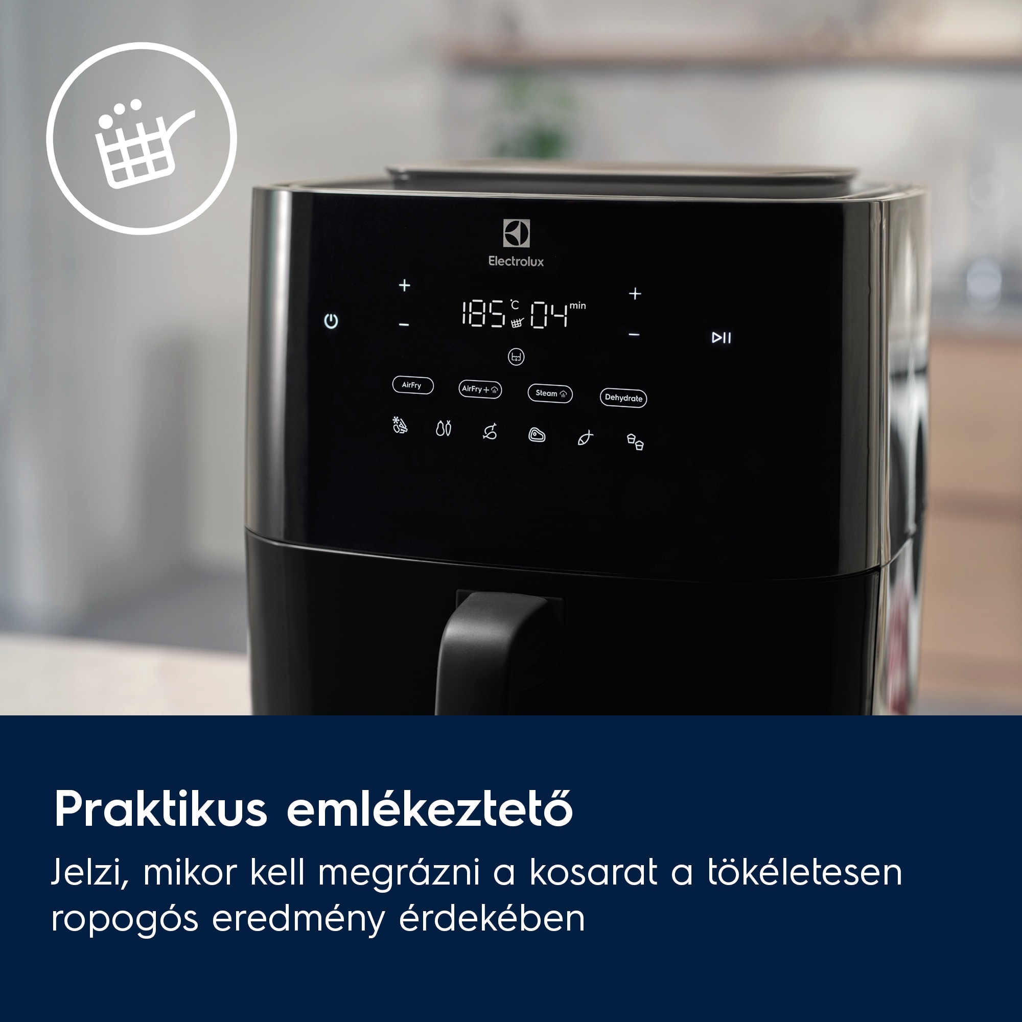 Electrolux - Air Fryer sütő - EAF7SB