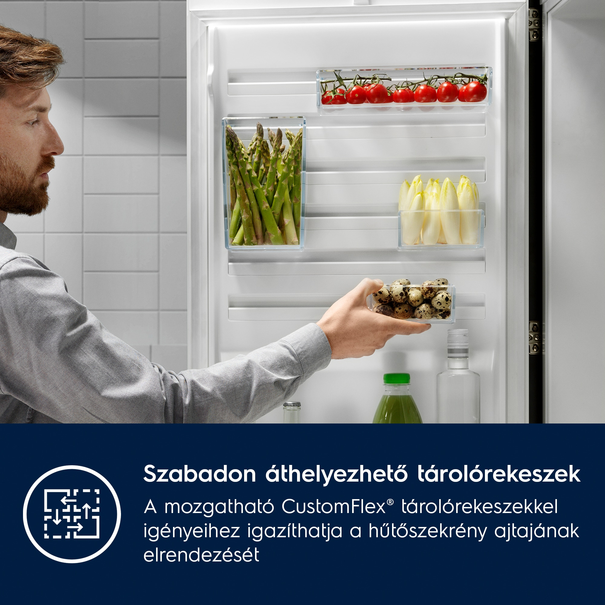 Electrolux - Beépíthető hűtő-fagyasztó - ENS8TE19S